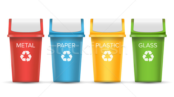 Container colorat pentru colectare selectiva